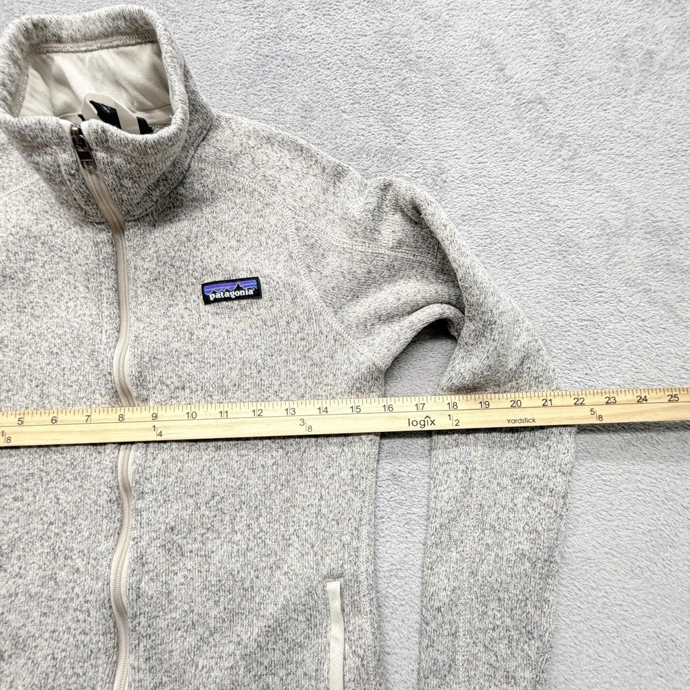 Patagonia Women's Better Sweater Fleece Jacket Small Beige Gray 25543 - Picture 3 of 7